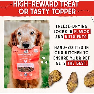 Stella & Chewy's Chicken Hearts Freeze-Dried Raw Dog Treats, 11.5-oz bag