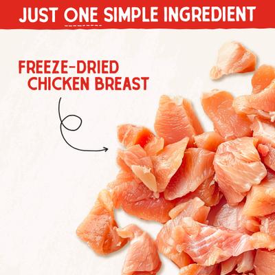 Show full view: Stella & Chewy's Chicken Breast Freeze-Dried Raw Dog Treats, 2.75-oz bag slide 8 of 12