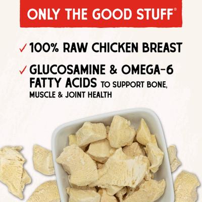 Show full view: Stella & Chewy's Chicken Breast Freeze-Dried Raw Dog Treats, 2.75-oz bag slide 4 of 12