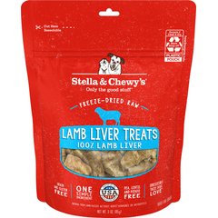Stella & Chewy's Beef Liver Freeze-Dried Raw Dog Treats, 3-oz bag