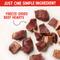 Show in main carousel: Stella & Chewy's Beef Heart Freeze-Dried Raw Dog Treats, 3-oz bag slide 8 of 12