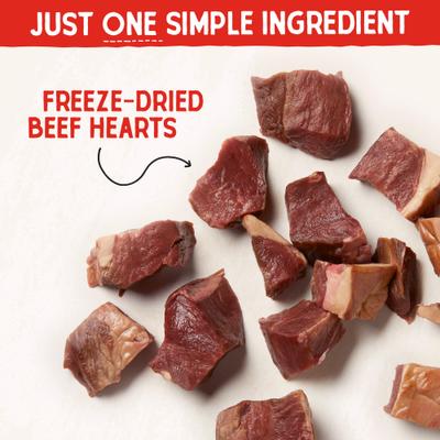 Show full view: Stella & Chewy's Beef Heart Freeze-Dried Raw Dog Treats, 3-oz bag slide 8 of 12