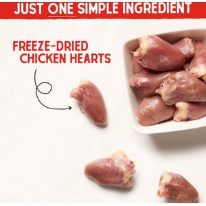 Stella & Chewy's Chicken Hearts Freeze-Dried Raw Dog Treats, 11.5-oz bag