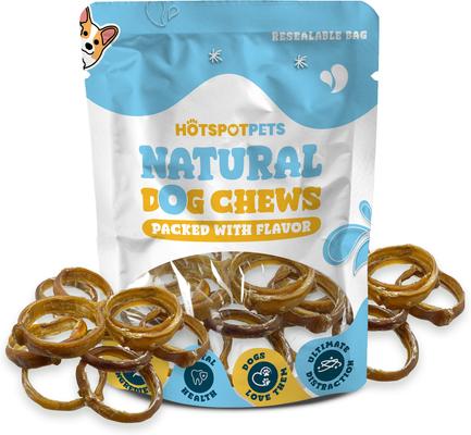 Show full view: HOTSPOT PETS 4 to 5-in Beef Bully Rings Dog Treats, Large, 12 count slide 3 of 11