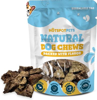 Show full view: HOTSPOT PETS Beef Lung Chunks Dehydrated Dog Treats, 4-oz bag slide 3 of 11