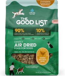 Farmland Traditions The Good List Chicken & Bone Broth Recipe Adult Gently Air-Dried Dog Food, 5.5-lb bag