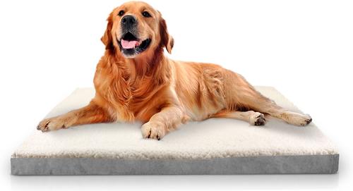 Show full view: Restology Precious Tails Sherpa Dog Crate Mat, Gray, Medium: 28-in slide 3 of 8