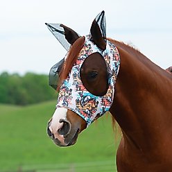 Weaver Equine Bucking Bronco Cooling Horse Fly Mask, Medium