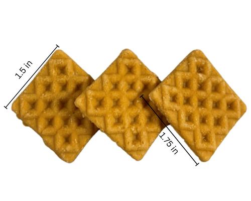 Show full view: Farmland Traditions Chicken & Waffle Bites Jerky Dog Treats, 40-oz bag slide 4 of 7