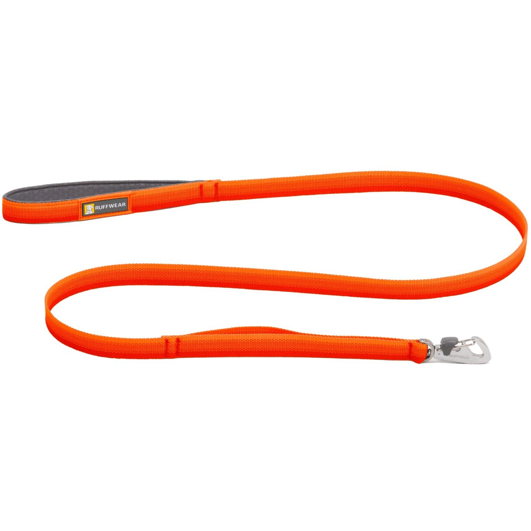 Ruffwear Front Range Traffic Handle Dog Leash, 5-ft long, 3/4-in wide, Blaze Orange