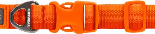 Show full view: Ruffwear Front Range Dog Collar, Blaze Orange, 14 to 20-in neck slide 2 of 6