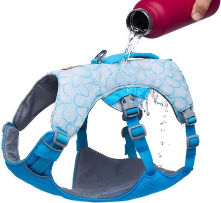 Show full view: Ruffwear Swamp Cooler Dog Harness, Biolumin Blue, Small: 22 to 27-in chest slide 4 of 10