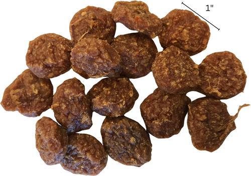 Show full view: Farmland Traditions Chicken Meatballs Jerky Dog Treats, 6-oz bag slide 4 of 6