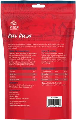 Show full view: Farmland Traditions Beef Recipe Sticks Jerky Dog Treats, 14-oz bag slide 3 of 8