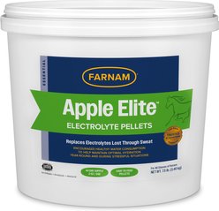 Farnam Apple Elite Electrolyte Pellets Horse Supplement, 7.5-lb bucket