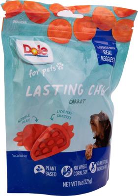 Show full view: Dole Lasting Chew Carrot Flavor Small Breed Dog Chews, 10 count slide 4 of 8