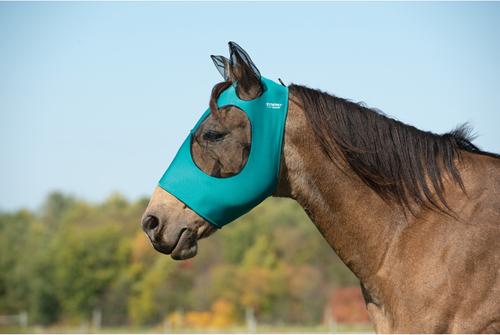 Show full view: Weaver Equine Cooling Horse Fly Mask, Teal, Large slide 2 of 2
