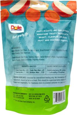 Show full view: Dole Assorted Apple & Carrot Crunchy Dog Treats, 7-oz bag slide 3 of 5