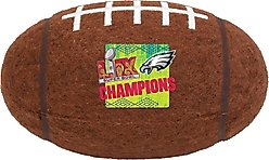 Littlearth Philadelphia Eagles Super Bowl XLIV Champion Tough Chewer Football Dog Toy