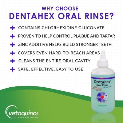 Show full view: Vetoquinol Dentahex Dog & Cat Dental Rinse, 8-fl oz bottle slide 4 of 10