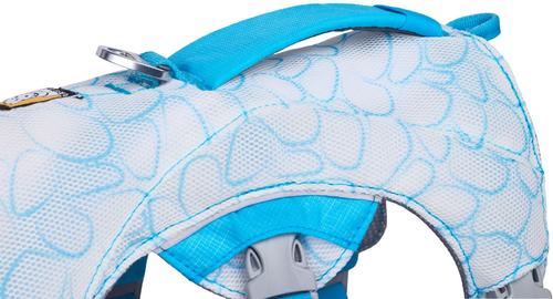 Show full view: Ruffwear Swamp Cooler Dog Harness, Biolumin Blue, Small: 22 to 27-in chest slide 3 of 10