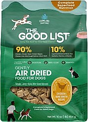 Farmland Traditions The Good List Chicken & Bone Broth Recipe Adult Gently Air-Dried Dog Food, 16-oz bag