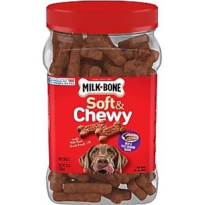 Milk-Bone Mini's Flavor Snacks Beef, Chicken & Bacon Flavored Biscuit Dog Treats