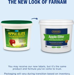 Farnam Apple Elite Electrolyte Pellets Horse Supplement, 7.5-lb bucket slide 2 of 9