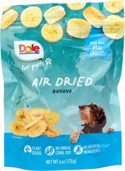 Dole Air-Dried Banana Chips Dehydrated Dog Treats, 6-oz bag