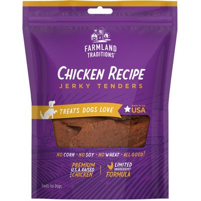 Farmland Traditions Farmland Traditions Chicken Recipe Tenders Jerky Dog Treats, 16-oz bag