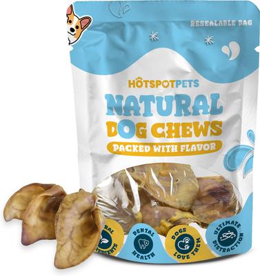 Show full view: HOTSPOT PETS Whole Pig Ears Dog Chew Treats, Large, 6 count slide 3 of 9