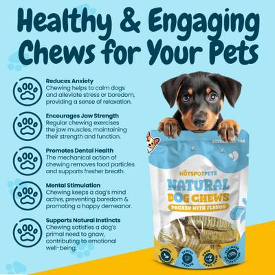 Show full view: HOTSPOT PETS 6-in Split Beef Trachea Dog Chew Treats, 24 count slide 6 of 9