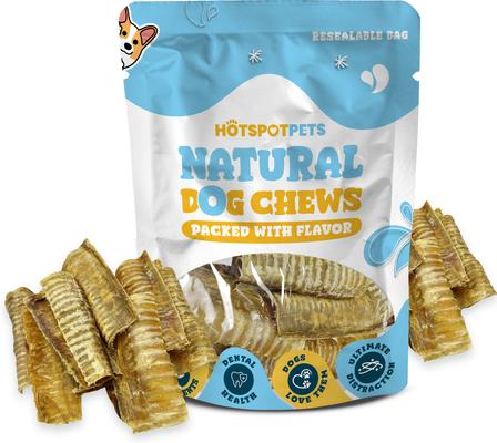 Show full view: HOTSPOT PETS 6-in Split Beef Trachea Dog Chew Treats, 24 count slide 3 of 9