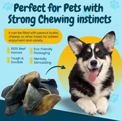 HOTSPOT PETS Cow Hooves Dog Chew Treats, Large, 12 count slide 2 of 6