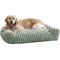 Show in main carousel: Arlee Home & Pet Saddle Sofa Memory Foam Orthopedic Dog Bed with Removable Cover, Sage, Large slide 3 of 7