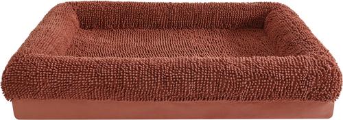 Show full view: Arlee Home & Pet Slumber Box Ultimate Memory Foam Orthopedic Dog Bed with Removable Cover, Terracotta, Large slide 3 of 6