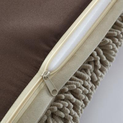 Show full view: Arlee Home & Pet Slumber Box Ultimate Memory Foam Orthopedic Dog Bed with Removable Cover, Taupe, Large slide 4 of 6