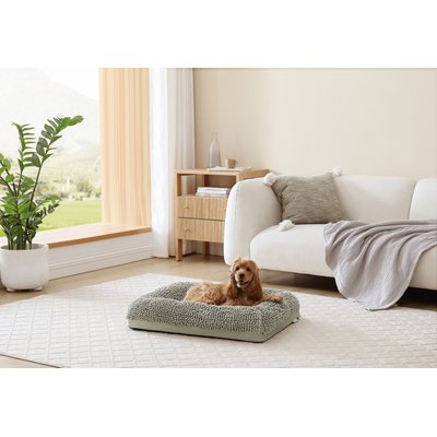 Arlee Home & Pet Arlee Home & Pet Slumber Box Ultimate Memory Foam Orthopedic Dog Bed with Removable Cover, Taupe, Small