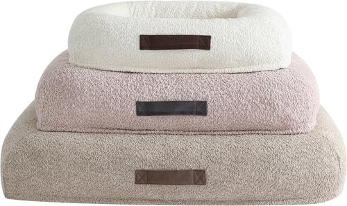 Show full view: Arlee Home & Pet Bumper Box Memory Foam Orthopedic Dog Bed with Removable Cover, Cream, Small slide 5 of 6