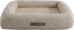 Arlee Home & Pet Bumper Box Memory Foam Orthopedic Dog Bed with Removable Cover, Tan, Medium slide 2 of 5