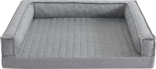 Show full view: ThermaTec Cooling Mod Sofa Memory Foam Orthopedic Dog Bed with Removable Cover, Grey, X-Large slide 4 of 7
