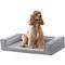 Show in main carousel: ThermaTec Cooling Mod Sofa Memory Foam Orthopedic Dog Bed with Removable Cover, Grey, Medium slide 2 of 6