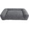Show in main carousel: Arlee Home & Pet Saddle Sofa Memory Foam Orthopedic Dog Bed with Removable Cover, Grey, Large slide 4 of 7