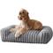 Show in main carousel: Arlee Home & Pet Saddle Sofa Memory Foam Orthopedic Dog Bed with Removable Cover, Grey, Medium slide 2 of 6