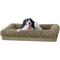 Show in main carousel: Arlee Home & Pet Slumber Box Ultimate Memory Foam Orthopedic Dog Bed with Removable Cover, Taupe, Medium slide 2 of 6