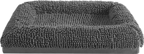 Show full view: Arlee Home & Pet Slumber Box Ultimate Memory Foam Orthopedic Dog Bed with Removable Cover, Grey, Small slide 3 of 6