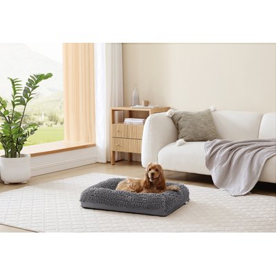 Arlee Home & Pet Arlee Home & Pet Slumber Box Ultimate Memory Foam Orthopedic Dog Bed with Removable Cover, Grey, Small