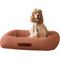 Show in main carousel: Arlee Home & Pet Bumper Box Memory Foam Orthopedic Dog Bed with Removable Cover, Terracotta, Medium slide 2 of 6