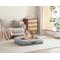 Show in main carousel: Arlee Home & Pet Bumper Box Memory Foam Orthopedic Dog Bed with Removable Cover, Grey, Large slide 1 of 6