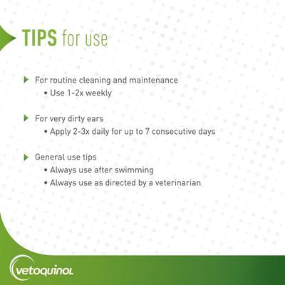 Show full view: Vetoquinol Ear Cleaning Solution for Dogs & Cats, 16-fl oz bottle slide 10 of 15